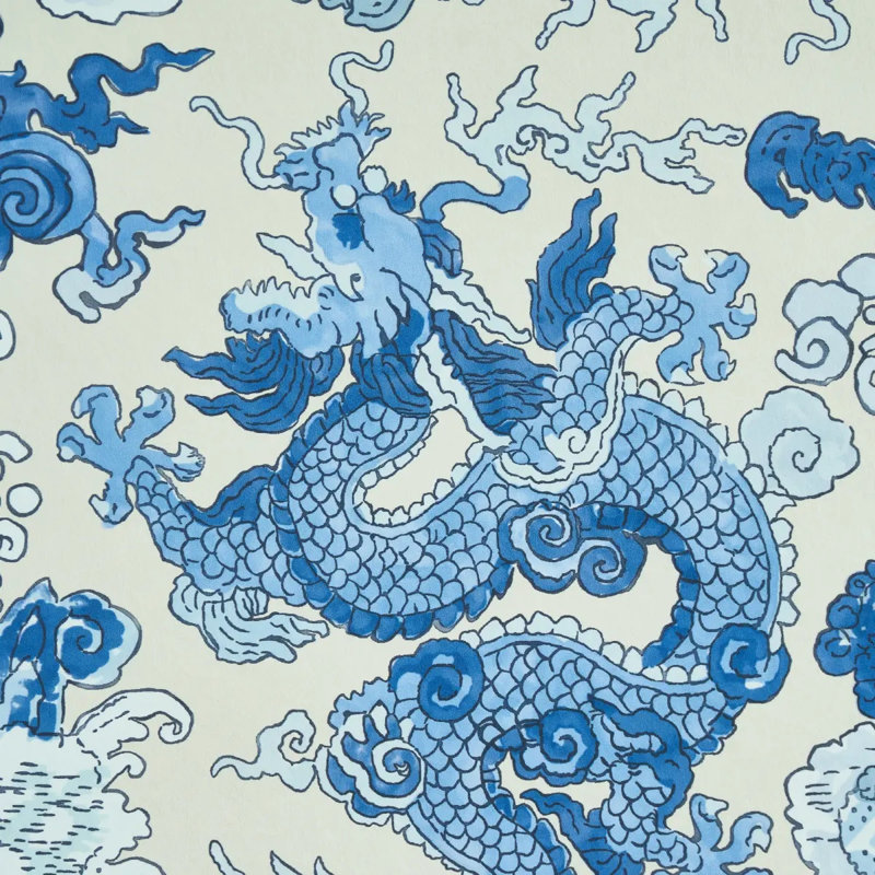 Magic Mountain Dragon Wallpaper, Porcelain