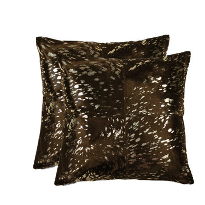 Cowhide Throw Pillow