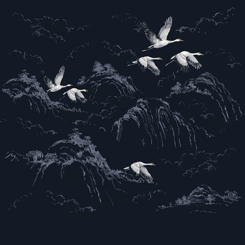Midnight 9.19' L x 118.11" W Wall Mural