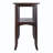 Alameda One Lower Shelf Console Table in Walnut/Brown, 28.94'' H X 29.86'' W X 14.31'' D