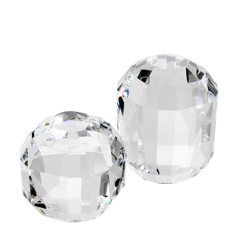 Trace 2 Piece Round and Oval Decor Set
