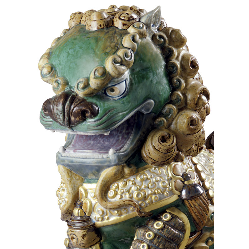 Figurine de lion oriental