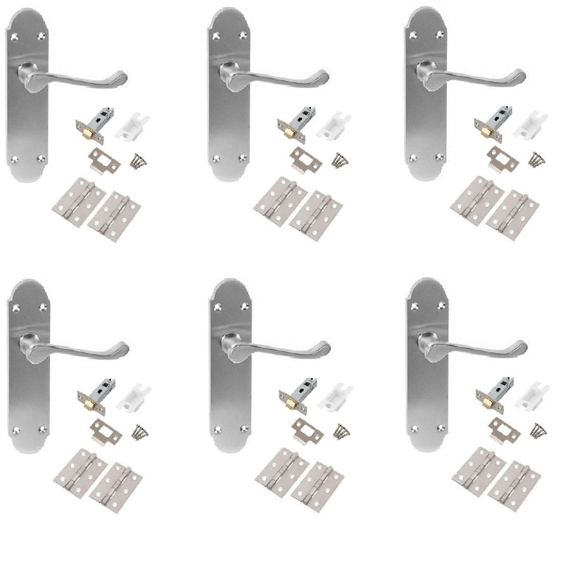 Latch Handle with Backplate