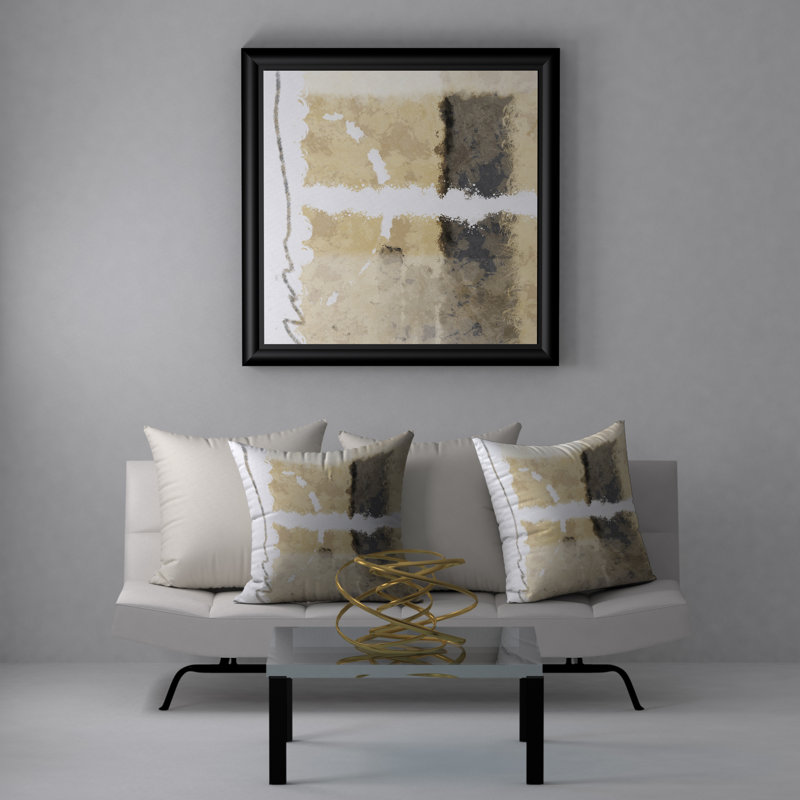 Reversible Throw Pillow, 24" x 24"