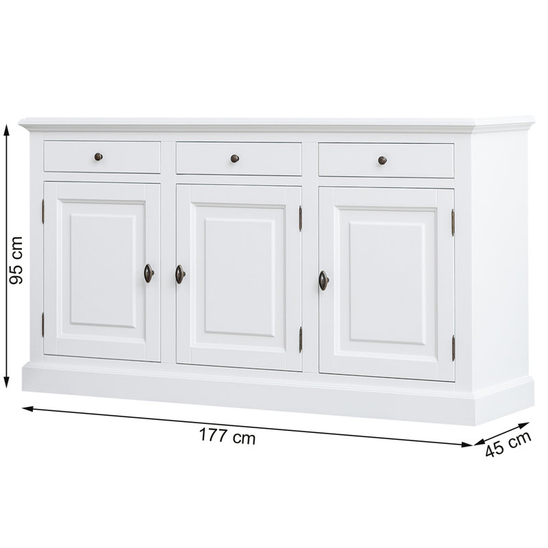 Blaxton 177cm Sideboard, White