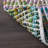 Handmade Tufted Chevron Striped Green Rug-54438095