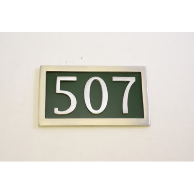 Cadre à plaque adresse