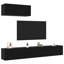 3 Piece TV Cabinet Set Wall-Mounted Engineered Wood