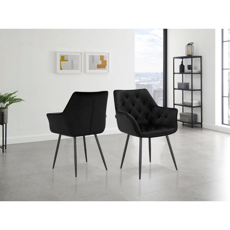 Lutcher 48 cm H Armchair, Black