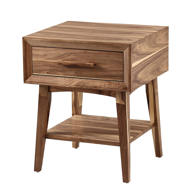 Table de bout avec rangement Leigh