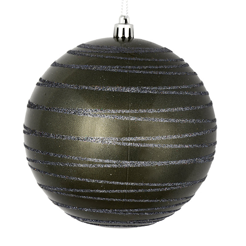 Ornement boule de bonbon, Étain