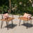 ZION INDUSTRIAL WOOD AND METAL CHAIR (Set Of 2)