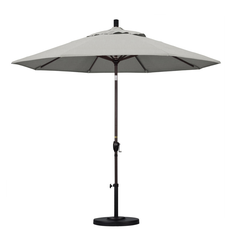 Parasol de marché 9 pi Ayomipo, Toile granit Sunbrella®