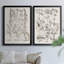 Sépia Besler Botanicals IX - ensemble de 2 reproductions d'art sur toile encadrées-1866311144-1866311146