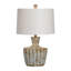 Lampe de table bleue patinée 26 po Clancey