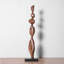 Sculpture en bois de cèdre rétro rétro