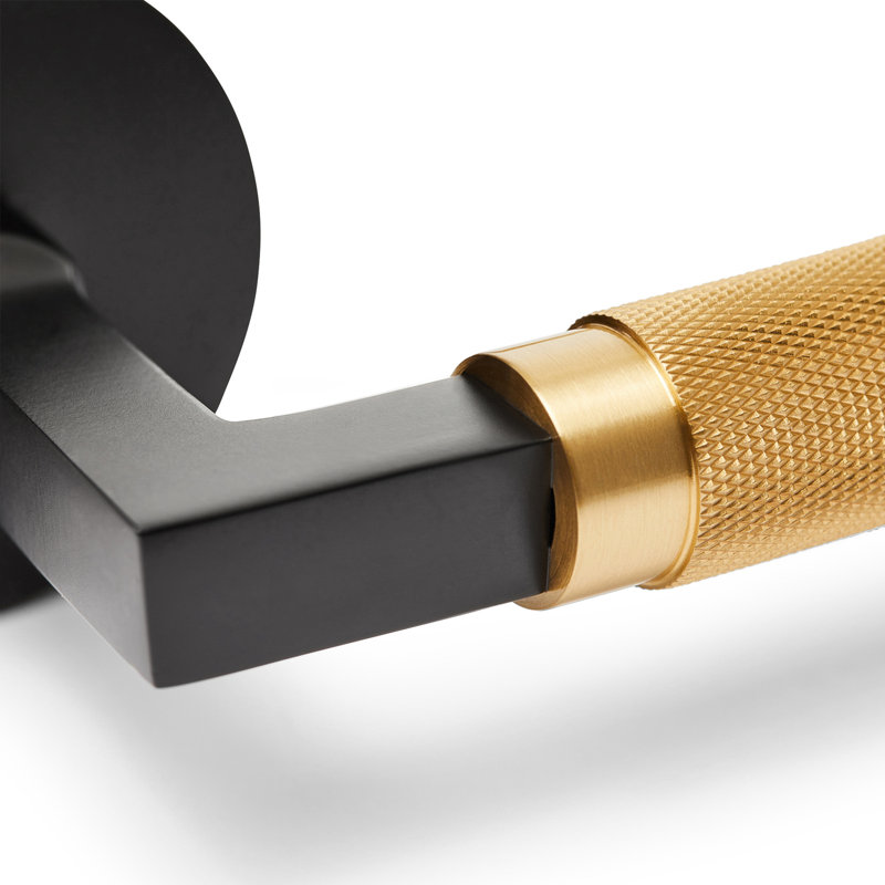 Monte Carlo Solid Brass Door Lever, Privacy