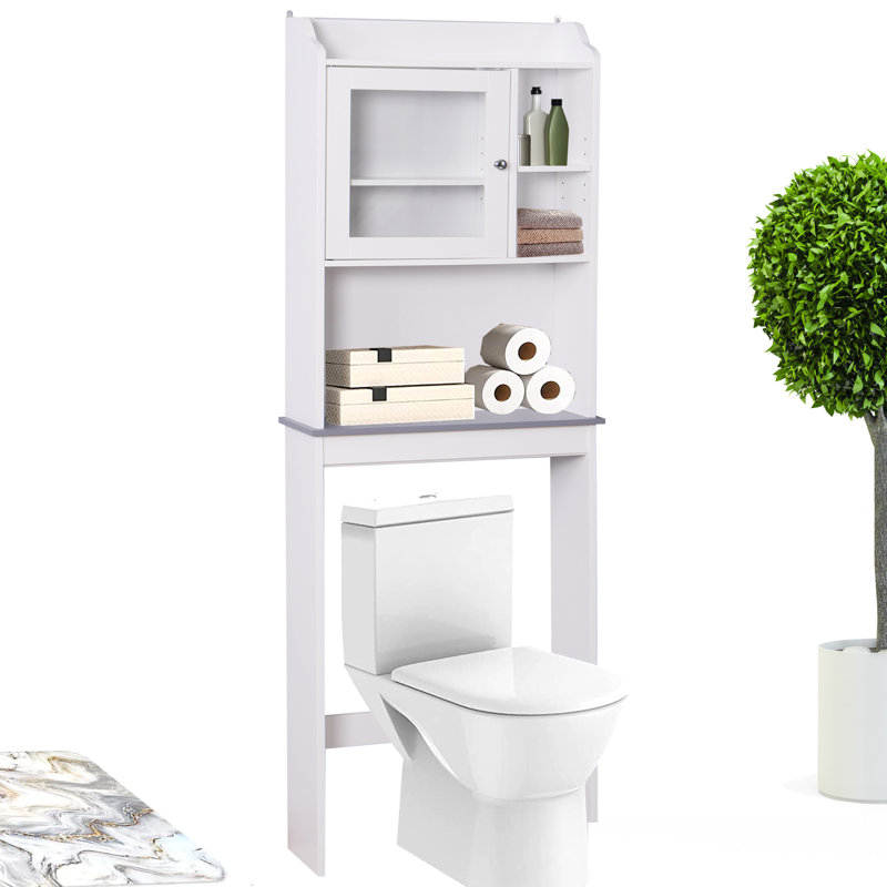 Rangement autoportant au-dessus de la toilette