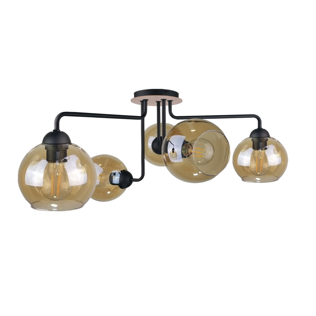 Glass Semi Flush Mount