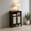 Armoire de style nordique, armoire à café, buffet avec rangement, avec tablette réglable-2076104312
