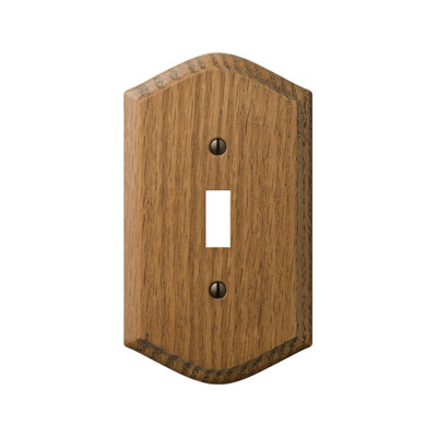 Ensemble de 1 plaque murale en bois Amerelle Country Brown