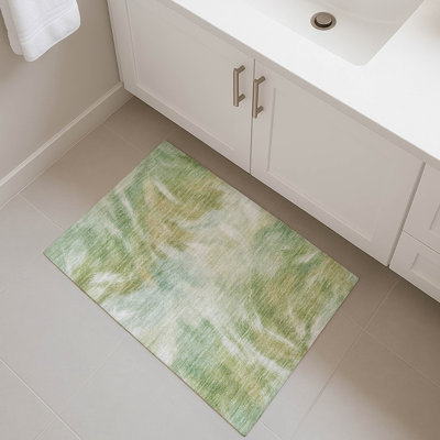 Premium Machine Washable Mayfield AMF2096 Abstract Rug