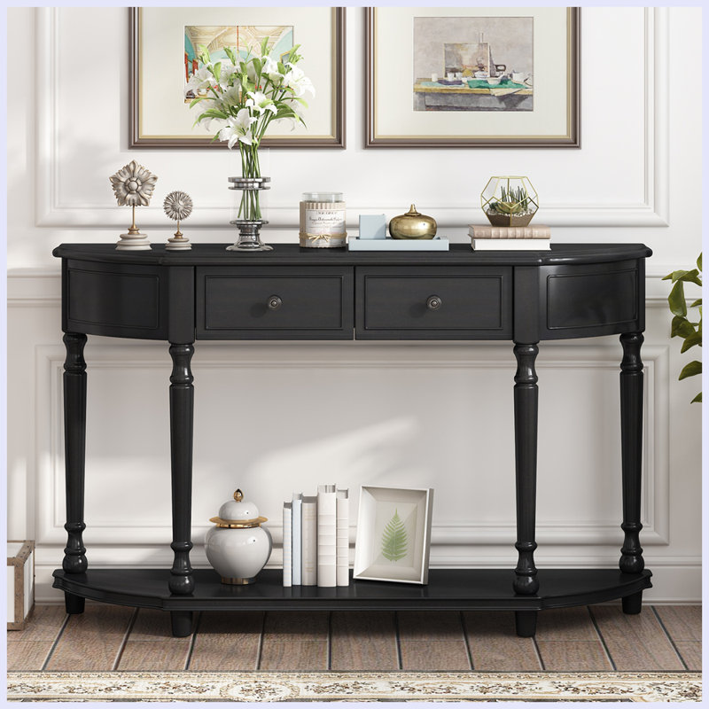 Console Roshawna 52, Espresso, Espresso, H 33,5 po x l 52 po x P 13 po