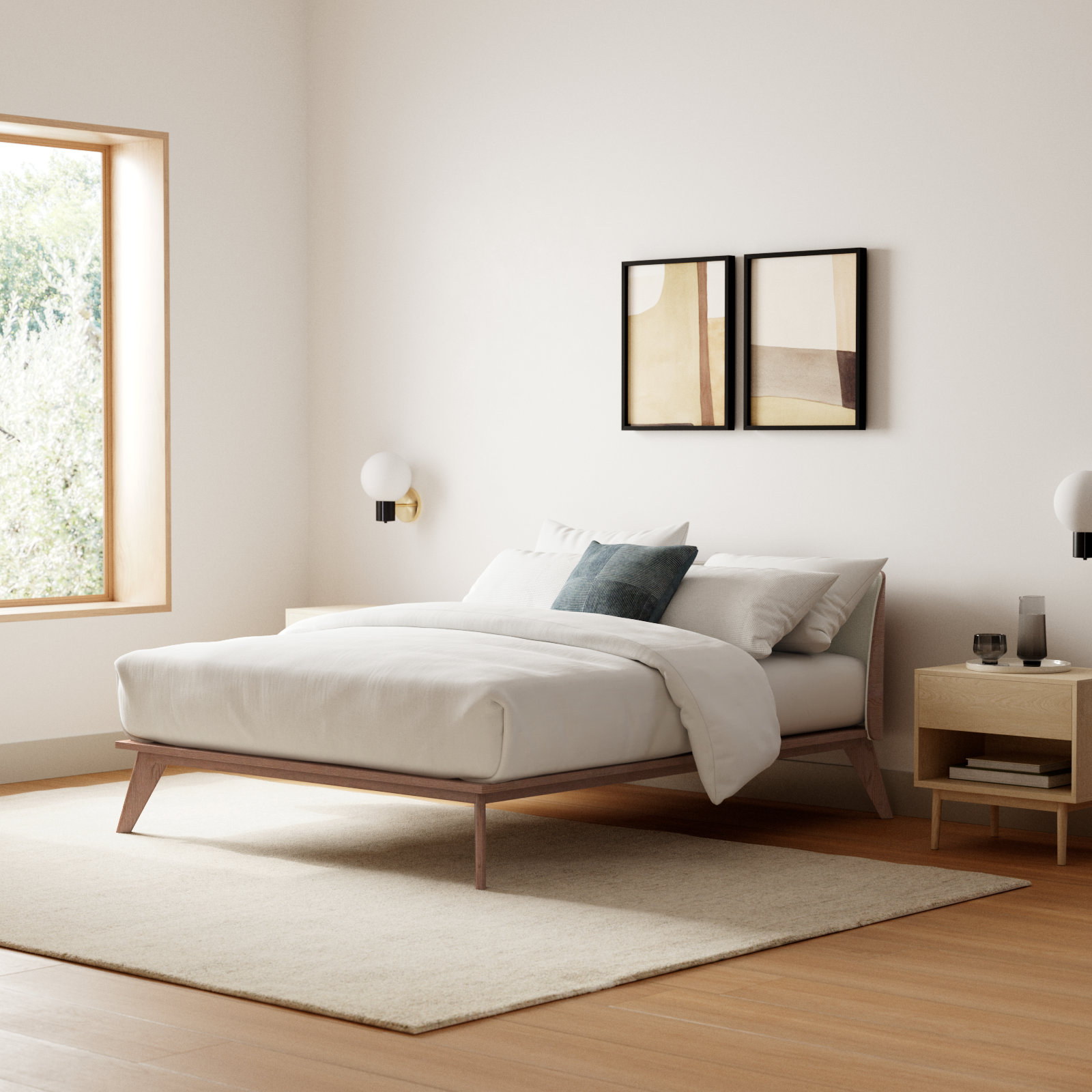 Fiora Upholstered Bed, Queen
