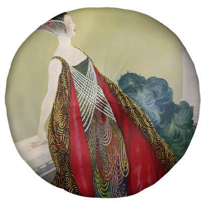 Emily Brodeur Reversible Throw Pillow
