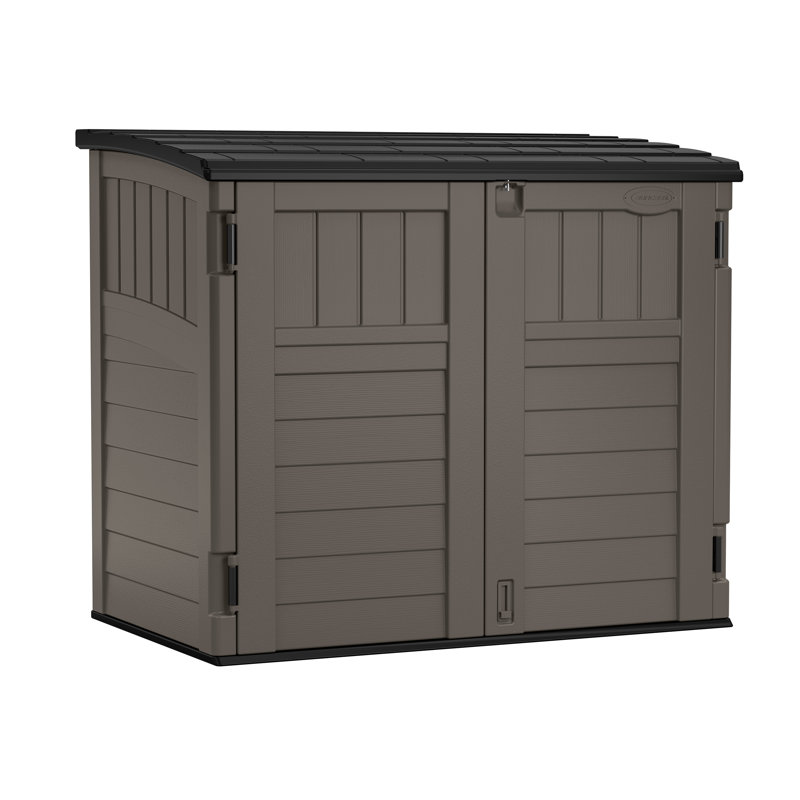 Suncast Stow-Away Store, Gray, Yes