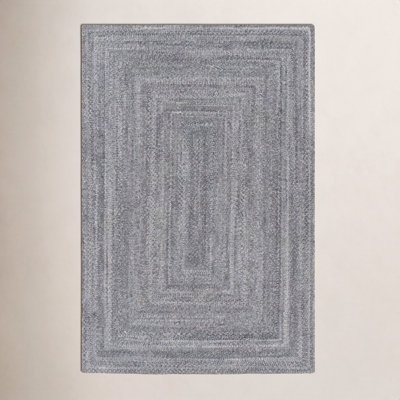 Hinton Light Gray Hand-Woven Outdoor Rug