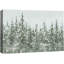 «Green Winter Vintage Pine Tree Forest Simple Minimalist», reproduction d'art sur toile encadrée-107118260-121501129