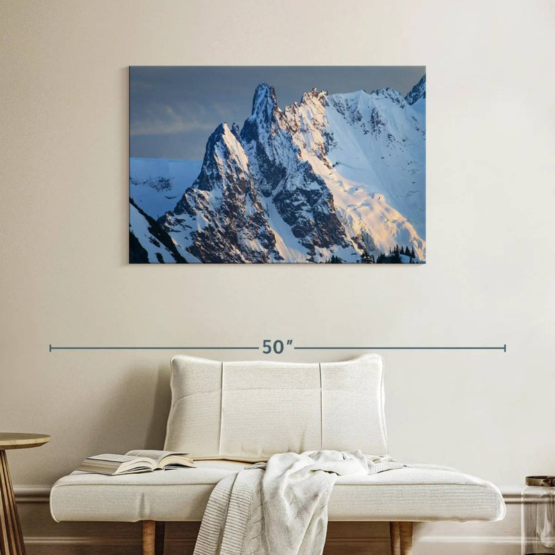 Paysage montagneux enneigé Alvord Shuksan, H 26 po x l 39 po