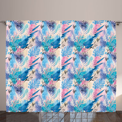 Semi Sheer Curtain Pair