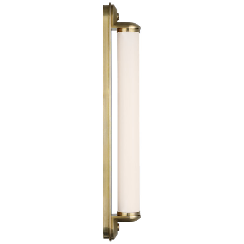 Ralph Lauren Belgrave 32" Linear Bath Light, Natural Brass, 24" H x 3" W x 3.75" D, 1600 W