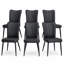 Chaise d'appoint rembourrée en similicuir-130123159-130123158