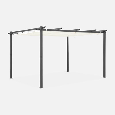 Ashoka 2.98m x 3.94m Aluminum Pergola