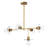 5 - Light Sputnik Modern Linear Chandelier