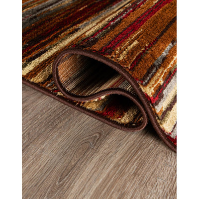 Ivetta Abstract Beige Area Rug