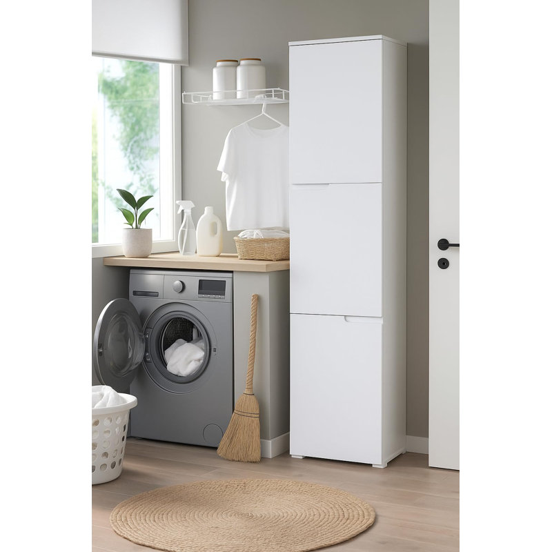 Nayellie 216cm H x 50cm W Book Cabinet Bookcase