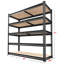 Tablettes de rangement réglables en métal de 40 po pour garde-manger, garage, sous-sol, entrepôt, assemblage facile-2133242912-2133242914