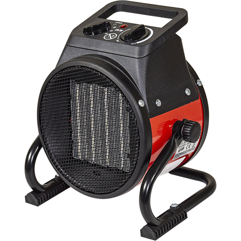 St. Helens Home & Garden 2000 Watt Electric Radiator Space Heater with Adjustable Thermostat