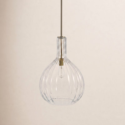 Single Light Iron Pendant