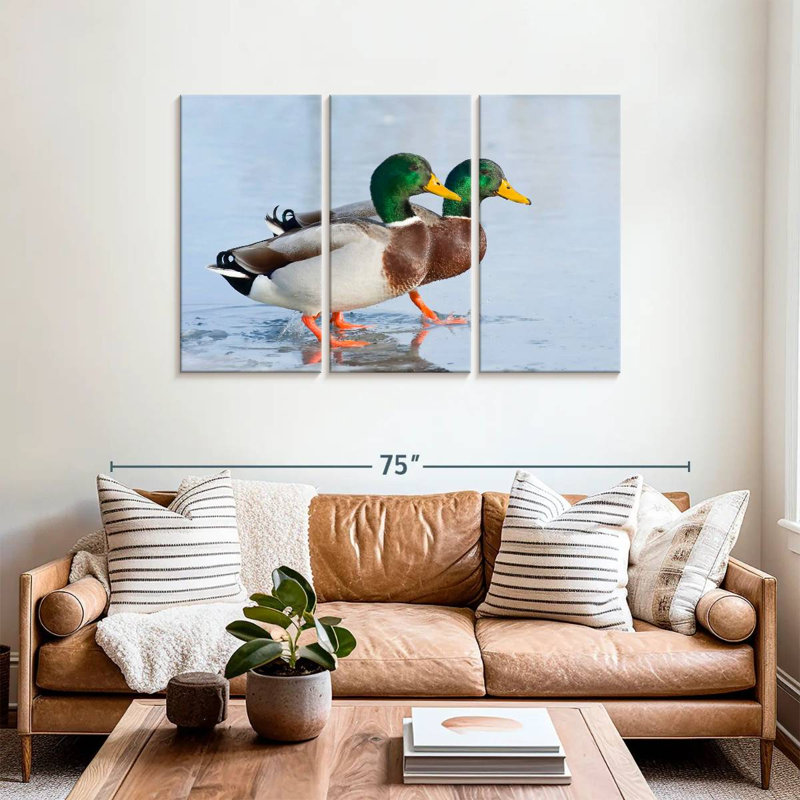 Brampt Mallard Duck Duo, 36" H x 57" W