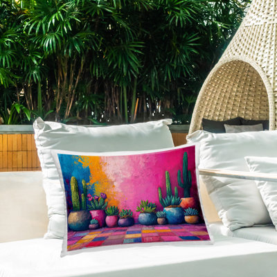 Coussin d'extérieur imprimé Modern Cottus par Imagine It Images