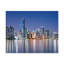 «Miami Night Skyline», toile d'art à couper le souffle, paysage urbain époustouflant-1560756014