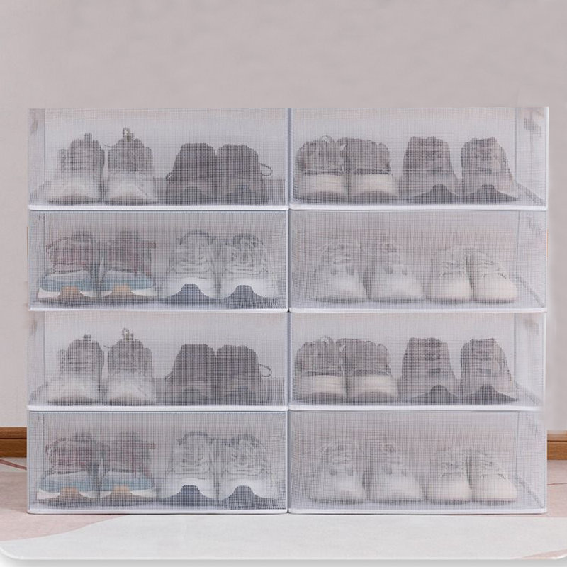 Madeehah 16 Pair Stackable Shoe Storage Box