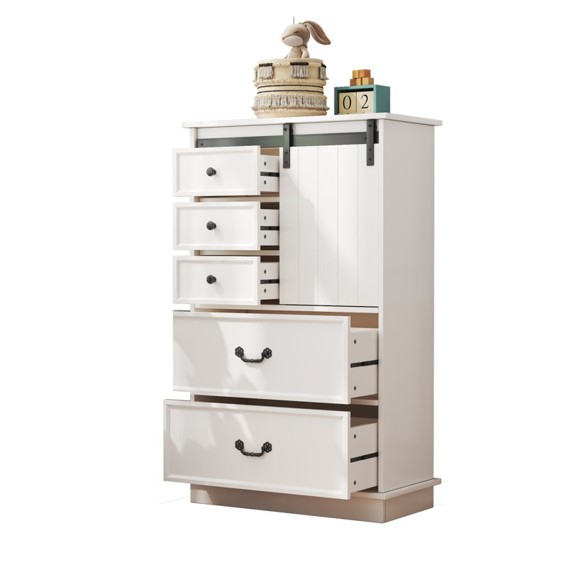 Commode haute, commode de style campagnard