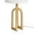 23" Gold Brushed Metal Interlock Modern Table Lamp-1216074210