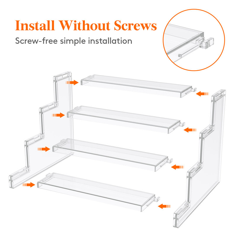 2.36'' H x 8.31'' W Plastic Display Case